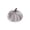 Gray, variant on Halloween Flocked Fabric Pumpkin, Faux Pumpkin Prop for Home Table Shelf Decor Display, Fall Harvest Halloween Thanksgiving Decoration, 3.14x3.14x2.75 Inch, Yellow