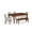 Multi-color, variant on 6 Piece Dover Dining Set - Linen White