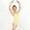 Yellow, variant on Girls Dance Leotard Sleeveless Ballet Gymnastics Leotard for Kids Breathable Nylon Spandex Stretchy Mesh V-Neck Tank Top Red,Size 11-12 T