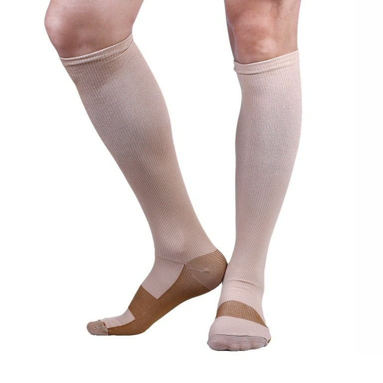 Compression Stockings, Relieve Fatigue Promote Elastic Compression Socks  Mini Portable Exercise Recovery for Home for Confinement Center(L) :  : Fashion