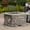 Stone Gray, variant on Light Grey 40 Outdoor Propane Fire Pit for Patio Gatherings, 40,000 BTU Rectangular MgO Concrete Fire Pit with Lightweight Durable Construction