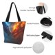 thumbnail image 4 of Fotbe Red And Blue Fire Dragon E Bolsa de Playa con Estampado, Bolsa de Hombro, Bolsa de Mano Espaciosa, Bolsa de Viaje Ligera, Bolsa de Compras Versátil, 4 of 6