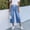 Light Blue, variant on JJHGVB Cropped Jeans for Women Denim Culottes Long Knee Length Grunge Shorts Wide Leg Baggy Jorts Summer Hot Short Pants Denim Shorts Women Jean Pants Baggy Jeans Denim Capris Pants Black L