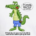 thumbnail image 4 of CafePress - Alligator Arms White T Shirt - Men's White Classic Cotton T-Shirts, 4 of 5