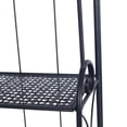 thumbnail image 6 of 3 Tier Foldable Black Metal Indoor Plant Stand, Display Shelf Rack, 3 Flower Pot Holder Shelves Planter Display Storage Shelf for Home Garden Patio Bathroom Living Room, 6 of 7