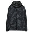thumbnail image 3 of Men‘s Autumn And Winter Printed Hooded Windproof Thin Jacket Coat Top Blouse, 3 of 5