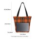 thumbnail image 3 of Disketp Halloween Tartan Plaid for Women’s Casual Shoulder Tote Bag Cross-body Handbags for Shopping, Travel and Daily Use, 3 of 6