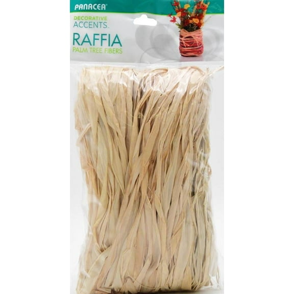 Panacea Products Natural Raffia Bag for Crafting and Plant Care, 1 Bundle