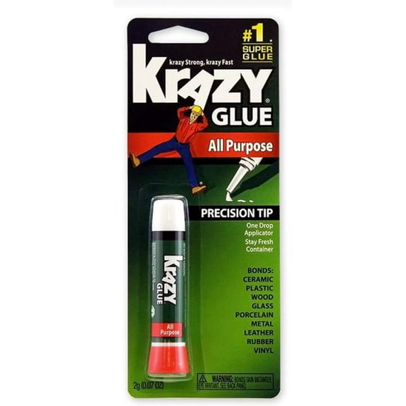 Krazy Glue Gel Adhesive KG86648R - Fast Drying, Multicolor - 1 Piece