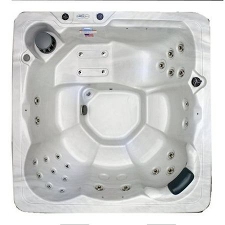 Hudson Bay Spas 6-Person 29-Jet Plug and Play Spa with Stainless Jets and Underwater LED (Best Plug And Play Hot Tub Canada)