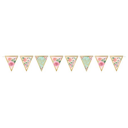  Wedding and Bridal Mint to Be Pennant Banner Kit 15ft 