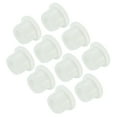 thumbnail image 1 of Tapón de goma de silicona Uxcell, tapón blanco para agujeros de 13-14 mm, paquete de 10, 1 of 5