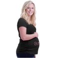 thumbnail image 6 of Bump Squared Funny 2nd Pregnancy Women's Maternity T Shirt Tee Brisco Brands S, 6 of 7