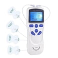 thumbnail image 2 of Máquina de electroestimulación muscular Tens, masajeador de pulso, fisioterapia, alivio del dolor con 4 parches de electrodos, 2 of 5