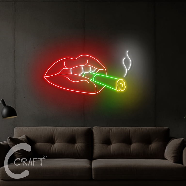 cigarette light for room LED Lamp with Wireless Remote (100 Cm) Vintage Lamp - Giant Cigarette