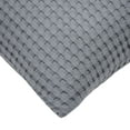 thumbnail image 6 of Mainstays Waffle Knit Pillow, 18" x 18", Gray, 6 of 8