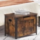 thumbnail image 3 of QinaQin Baúl de almacenamiento de 23.6 pulgadas, banca de madera estilo farmhouse con bisagra de seguridad, ideal para entrada, recámara o sala con espacio oculto, 3 of 9