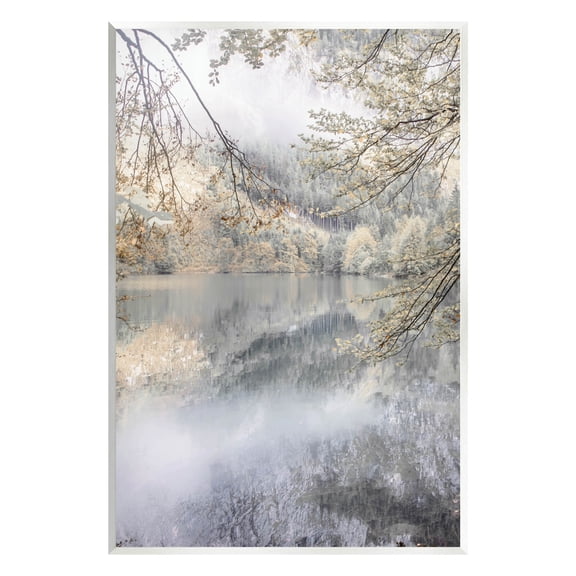 Foggy Pond Landscape Reflection Landscape Photograph Unframed Art Print Wall Art