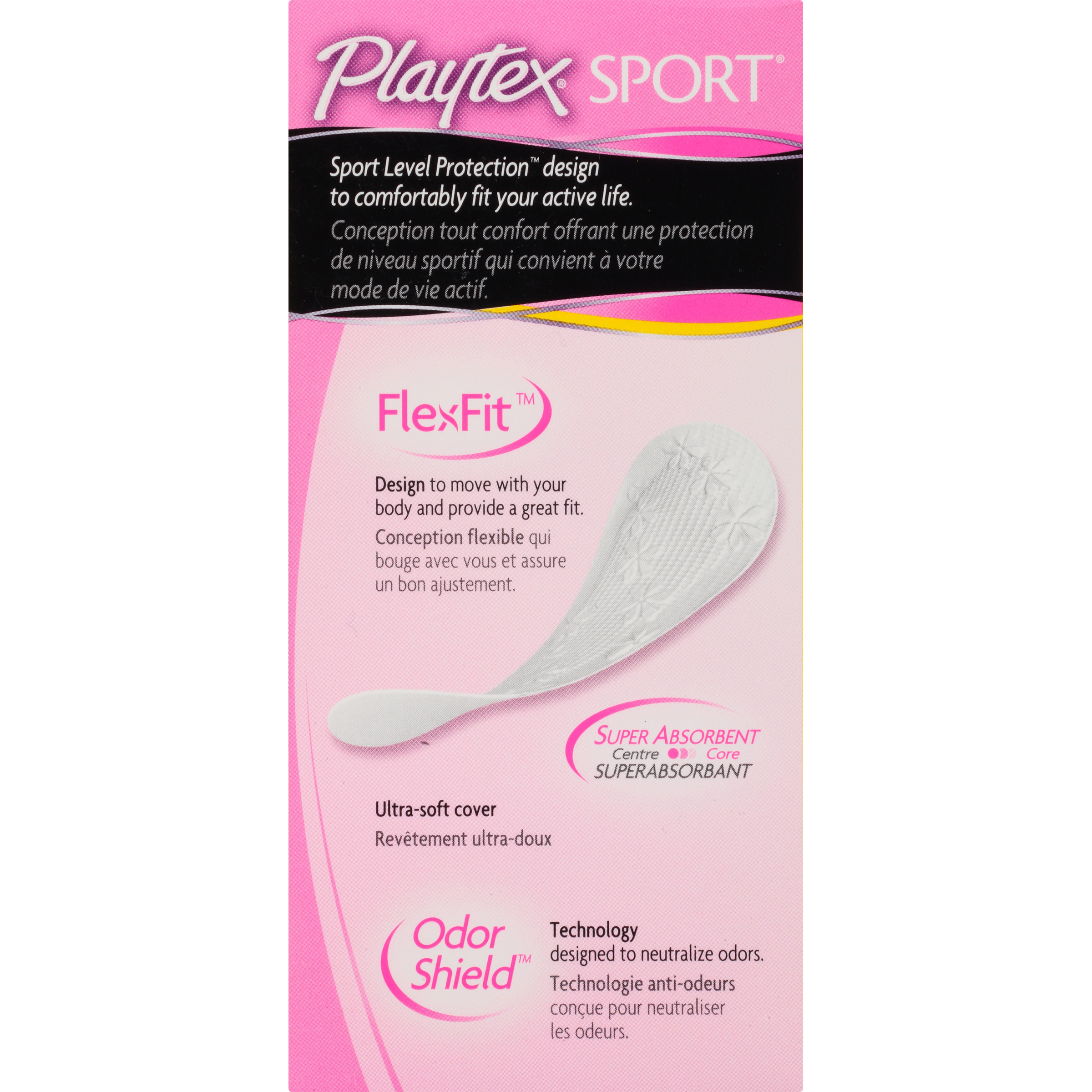 Playtex Sport Body Shaped Liners Regular Absorbency - 54 Count - image 3 of 4