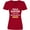 Red, variant on Inktastic Proud Sister of a Kindergarten Grad Women's V-Neck T-Shirt