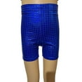 thumbnail image 3 of TOOYOU Boys Shorts Sequin Children Dance Pants Practice Shorts Attend Shows And Events Size 4-5 Years , Blue, 3 of 4