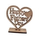 thumbnail image 5 of Decoración de corazón de madera, el mejor regalo para papá, letrero decorativo hueco, artesanía reflexiva Estilo A, 5 of 9