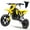 Yellow, variant on 24V Kids Electric Dirt Bike - 250W Electric Motorcycle, 11 Mph Max Speed Electric Mini Dirt Bike with Music, 10 Miles Range, Twist Grip Throttle, Metal Suspension, Rubber Tire (Blue, with Cover)