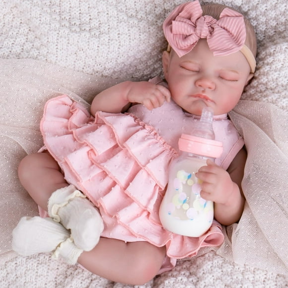 Muñeca Reborn Aori realista, realista, 50 cm, para niña dormida