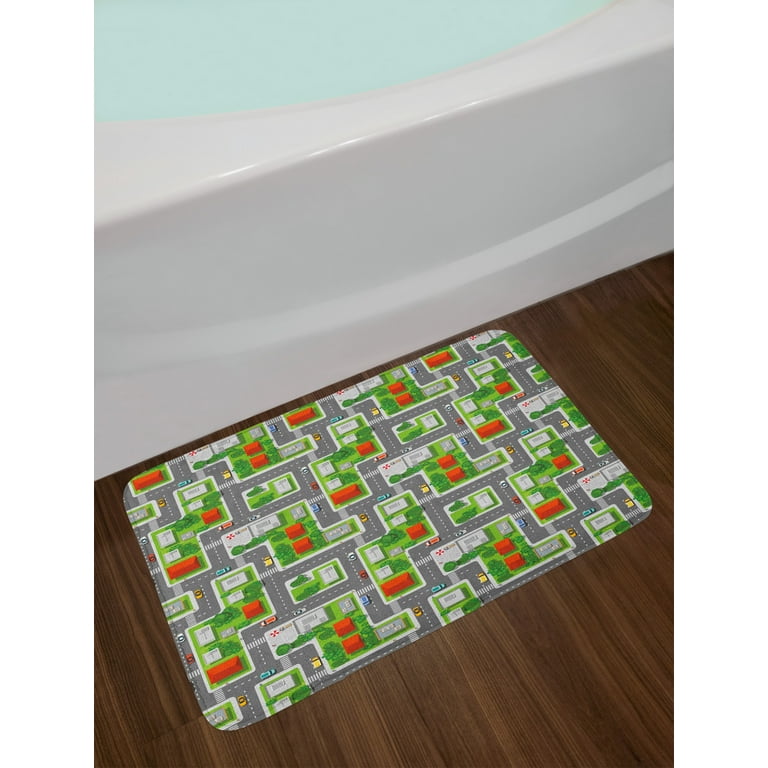 Multicolor Bathroom Mat Super Absorbent Soft Carpet - Waterproof Bath Mat