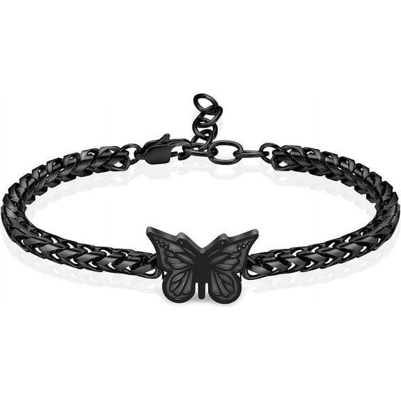 Adjustable Cremation Jewelry Butterfly Urn Bracelet for Ashes for Women Stainless Steel Urn Bangle Memorial Keepsake Ash Holder Bracelet