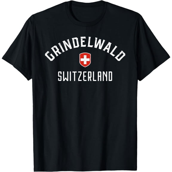 Grindelwald Switzerland T Shirt - Swiss, Grindelwald- Swiss Flag Grindelwald Tee mens e Tee men，black，women，misfits，journey ，boys