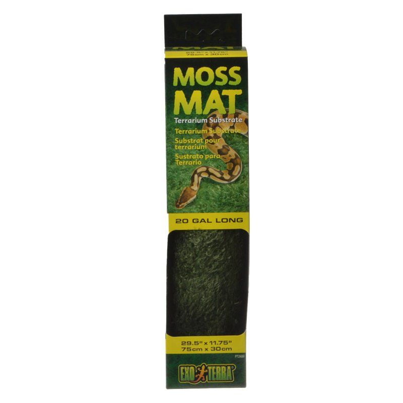 ExoTerra Moss Mat Terrarium Substrate 20 Gallon Long (29.5"L x 11.75