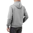 thumbnail image 7 of Men's Pullover Hoodie for Spring, Trendy Casual Long Sleeve Sweatshirt, Streetwear Fleece Top for Daily Wear, Christmas, Fall Season, Lightweight Comfort,Light Gray,2XL, 7 of 7