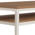 thumbnail image 2 of 60" Writing Desk in Wood Taupe Frame and Brown Oak Top  Finish KD, 2 of 9