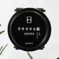 thumbnail image 3 of EeaseCA 6-80V Round Waterproof Timer LCD Display Engine Digital Tach Hour Meter for Gasoline Diesel Engine Lawn Mower Motorcycle (DC), 3 of 7