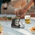 thumbnail image 5 of Yayeee Ashtray with Lid for Cigarette Smokeless Stainless Steel Home Ash Holder, Beige Moon, 5 of 7