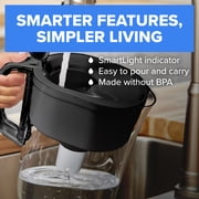 Brita 6 Cup Small Plastic Water Filter Pitcher, Cherry Blossom, BPA Free with 1 Brita Standard Filter