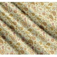 thumbnail image 3 of Soimoi Yellow Cotton Poplin Fabric Mandala & Paisley Printed Fabric 1 Yard 58 Inch Wide, 3 of 7