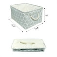 thumbnail image 4 of PiccoCasa Home Dual Handles Foldable Storage Bin Clothes Basket Box Container, X-Large, Gray, 4 of 9
