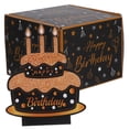 thumbnail image 6 of Raindrops  Pulling Money Case Cake Out Party Treat Boxes Cupcake Black, 6 of 8