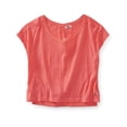 thumbnail image 2 of Aeropostale - Camiseta de pijama con espalda abierta para mujer, naranja, extragrande, 2 of 2