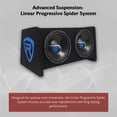 thumbnail image 5 of Rockville RV10.2B 1000w Caja de subwoofer dual para automóvil de 10"+amplificador mono+kit de amplificador, 5 of 5