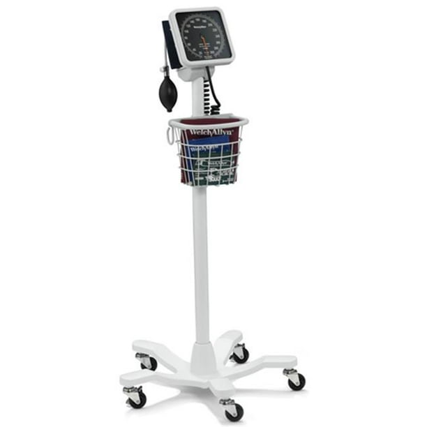 Welch Allyn Wel 7670 03 Tycos 767 Mobile Aneroid Sphygmomanometer With One Piece Adult Cuff Walmart Com
