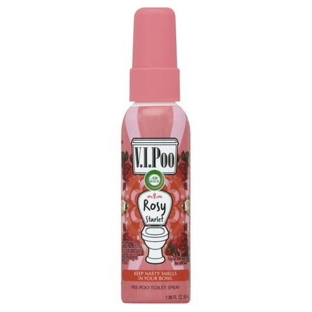 Air Wick V.I.Poo Toilet Perfume Spray, Rosy Starlet, 1.85oz
