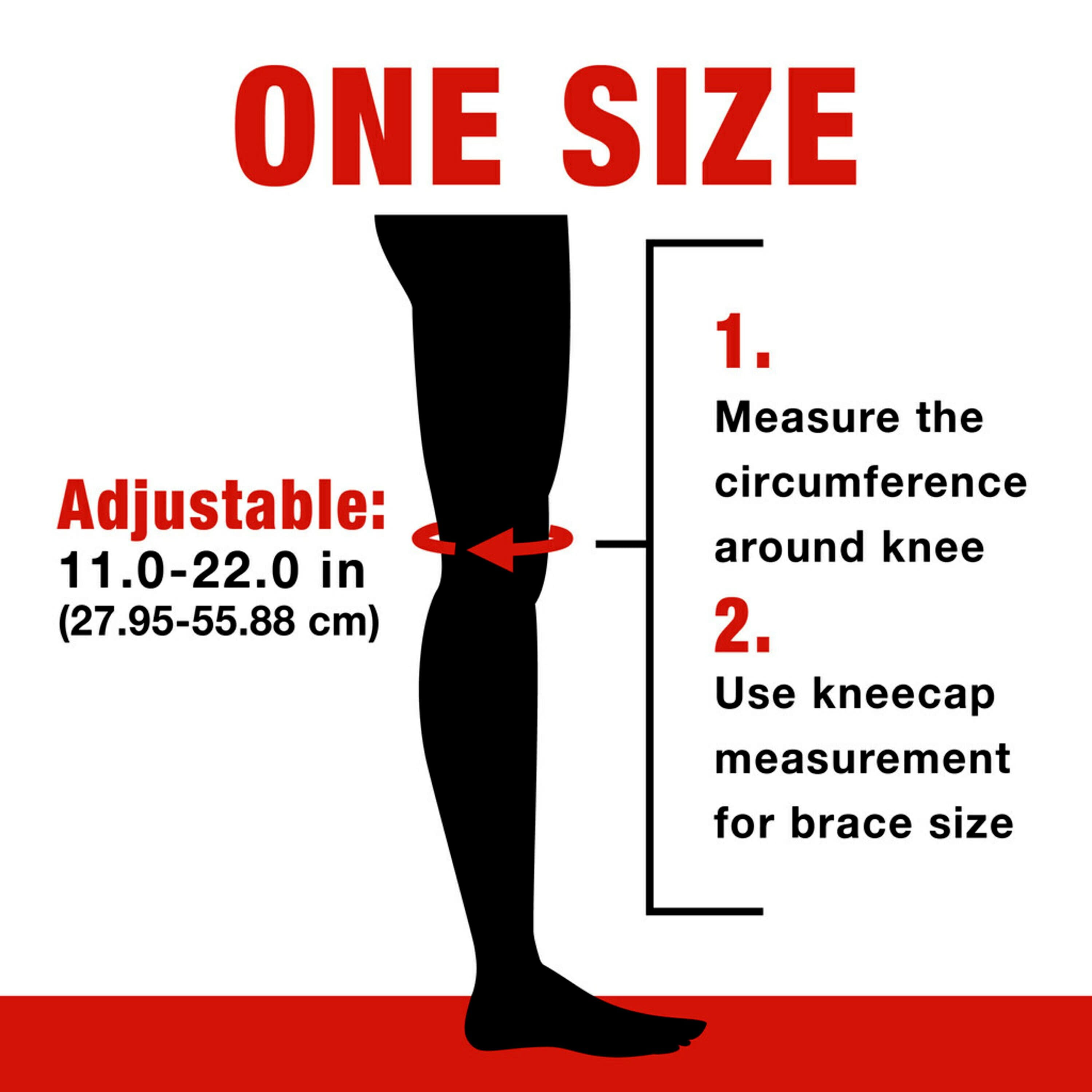 ACE Brand Adjustable Compression Knee Support with Stabilizers Firm Support  for Weak Sore or Injured Joints Compression Knee Brace with Adjustable  Straps Breathable One Size Fits Most Knee Brace with Dual Side