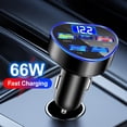 thumbnail image 3 of DQrwqpou PD66W 5 Puertos USB Cargador Coche Cargador Rápido para IPhone 15 14, 3 of 9