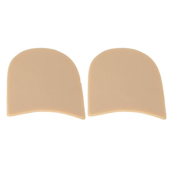 Suodoka Rubber Anti Slip Shoe Replacement Sole Pad, Thicken Heel Grips Protectors for Men & Women Footwear Maintenance (1 Pair, 3.5x3.3 inches / 9x8.5 cm) - Cowhells Color