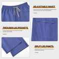 thumbnail image 4 of VIAOLI Medical Scrubs for Women Set – V-Neck Top & Straight-leg Pants with Drawstring Waist for Nurse Uniform, 9 colors, 4 of 6