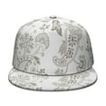 thumbnail image 2 of Classic Indian Snapback Cap, Adjustable Baseball Hat with Exotic Paisley Artwork, Vibrant Tribal Design, 2 of 8
