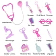 thumbnail image 4 of Kids Kids Children Role Play  Doctor Kit Equipment Nurse Case Toy Gift /Purple, 4 of 8
